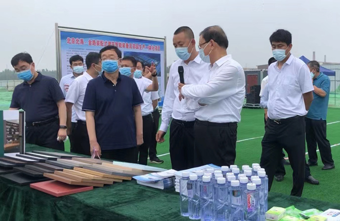 全市重点项目观摩团莅临唐山金路产业基地参观调研